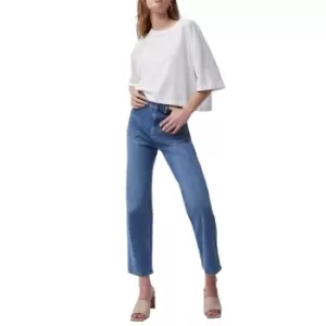 Image of French Connection Robyne Recycled Kick Flare Jeans - Blue