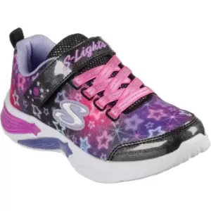 Image of Skechers Girls Star Sparks Light Up Sporty Trainers UK Size 13 (EU 32)