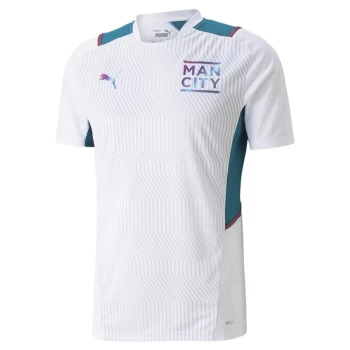 Image of Puma Manchester City Training Top 2021 2022 Mens - White/Green