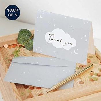 Image of Bambino Baby Shower - Pack of 8 Thank You Cards