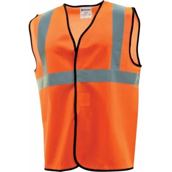 Image of 2XL Hi-vis Orange Waistcoat 1BB & B EN471 - Tuffsafe