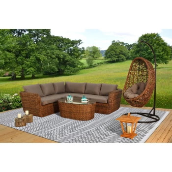 Image of Halsey Duck Egg 66cm x 240cm Runner - Blue