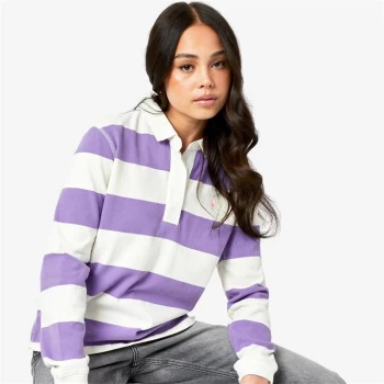 Image of Jack Wills Criggan Rugby Shirt - Lilac