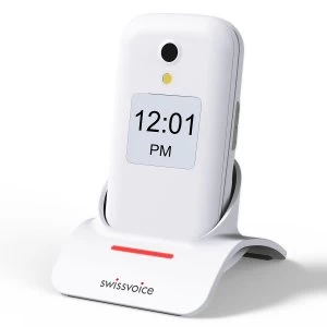 Image of Swissvoice D28 Mobile Phone with Base - White