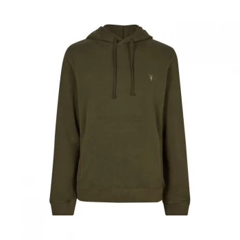 Image of AllSaints Raven Pullover Hoodie - MARSH GREEN