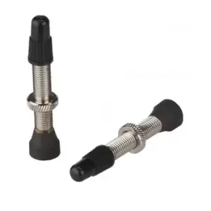 Image of Vittoria Tubeless Valves 2 Pack 44mm - Silver