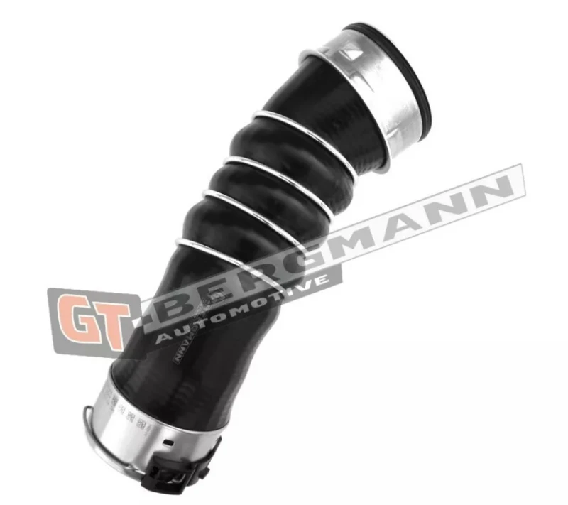 Image of GT-BERGMANN GT52-368 Turbocharger Hose with quick couplers, ACM (Polyacrylate) ACM (Polyacrylate) Charger Intake Hose (3314)