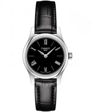Image of Tissot Tradition 5.5 5.5 Black Dial Womens Watch T063.009.16.058.00 T063.009.16.058.00