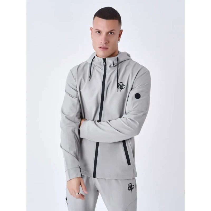 Image of Project X Paris Hooded jacket Project X Paris Gris Male S