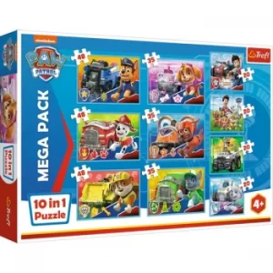 Image of 10 In 1 Paw Patrol Team Jigsaw Puzzle