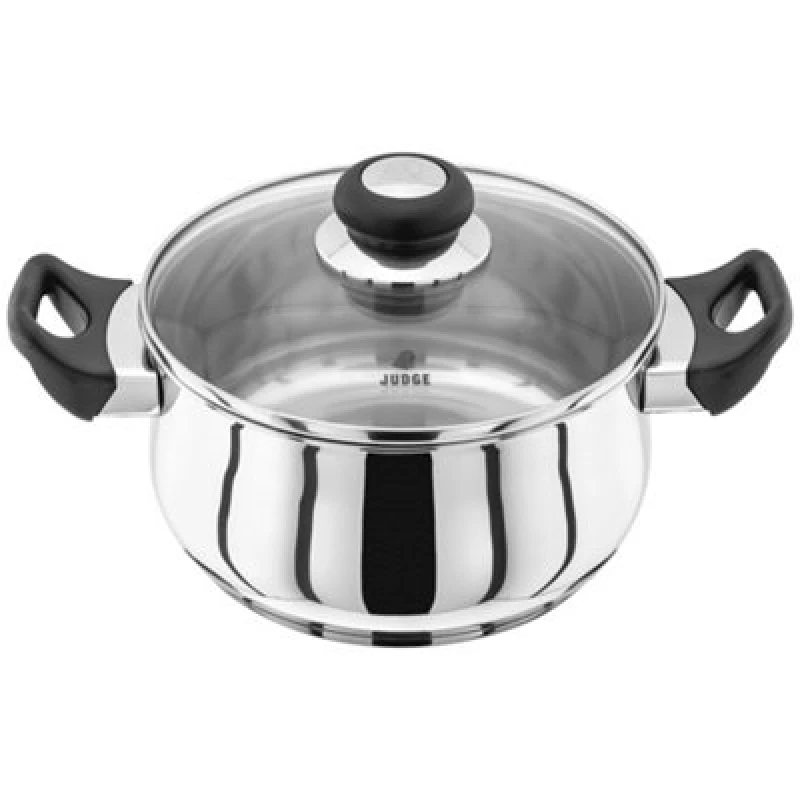 Image of Judge Vista Stainless Steel Casserole Pot 20Cm / 2.4L - Silver