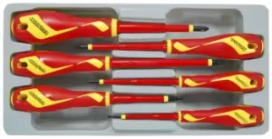 Image of Teng Tools MDV906N 6 Piece Insulated Screwdriver Set Flat and PH Types