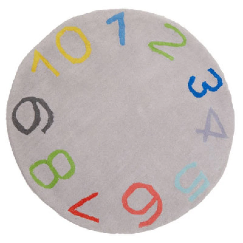 Image of Orsina Premier Kids Kids Round Number Rug