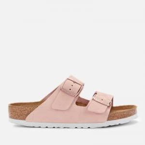 Image of Birkenstock Womens Arizona Suede Double Strap Sandals - Light Rose - EU 41/UK 7.5