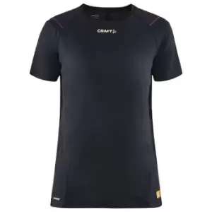 Image of Craft Womens/Ladies Pro Hypervent T-Shirt (M) (Black)