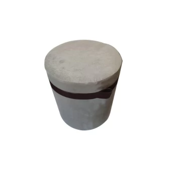 Image of Stanford Home Home Two Tone Stool - Pewter