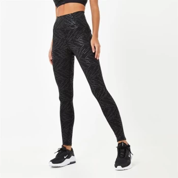 Image of USA Pro High Rise Leggings Womens - Geo Gloss