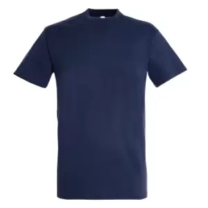 Image of SOLS Mens Regent Short Sleeve T-Shirt (L) (Denim)