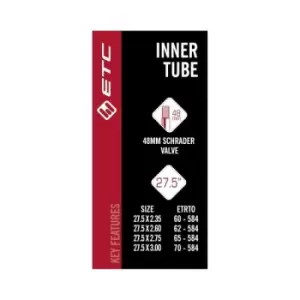 Image of Inner Tube 27.5X2.35-2.60-2.75-3.00 Schrader Valve 48mm