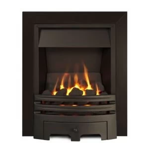 Image of Ignite Westerly Open Fronted Black Inset Multiflue gas fire
