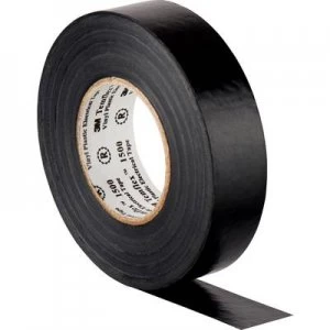 Image of 3M 7000062302 Electrical tape Temflex 1500 Black (L x W) 25 m x 19mm 25 m