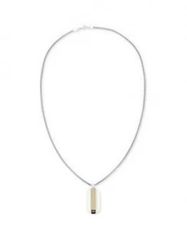 Image of Tommy Hilfiger Stainless Steel with Gold IP Necklace, One Colour, Men
