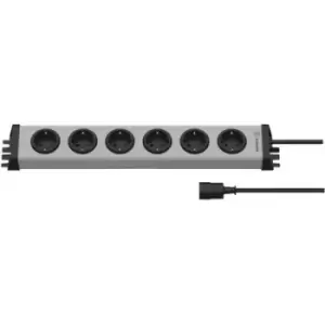 Image of Power strip (w/o switch) 6x Grey PG connector Ehmann Vario Linea