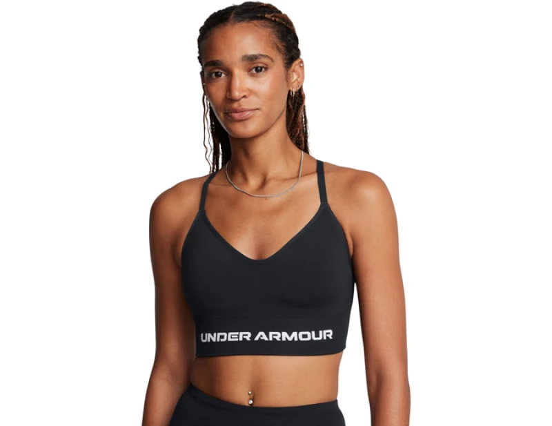 Image of Under Armour Armour Vanish Seamless Low Bra Impact Sports Womens - Black 14