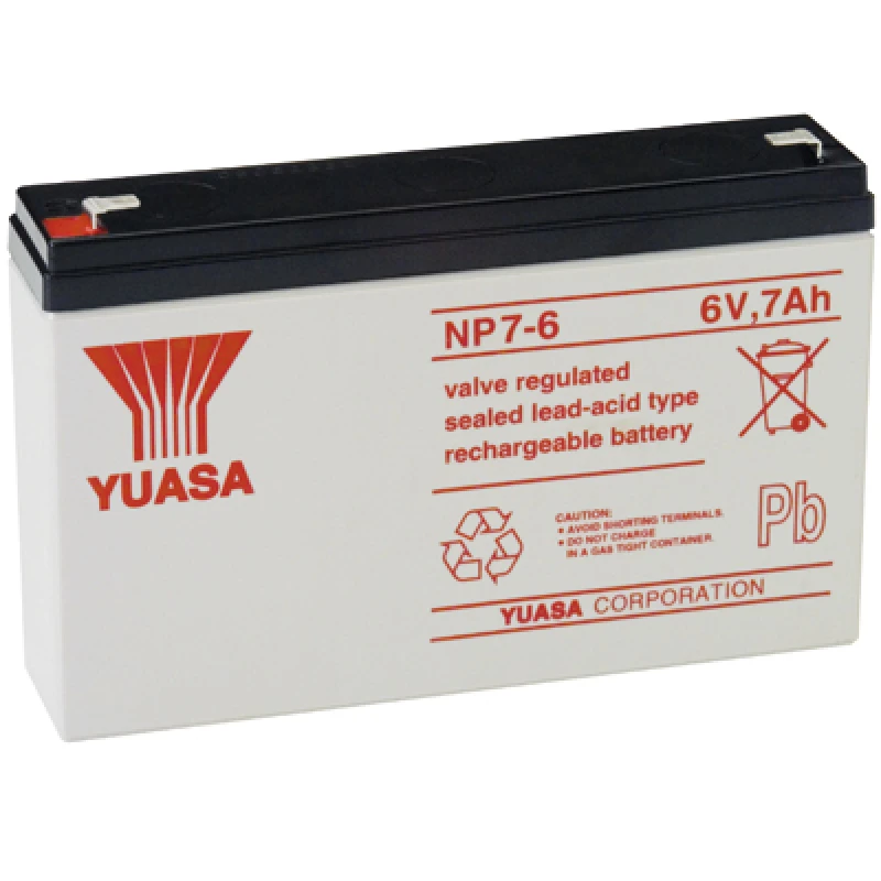 Image of Yuasa NP7-6 UPS battery Sealed Lead Acid (VRLA) 6 V