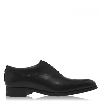 Image of Ted Baker Sittab Leather Derby Shoes - Black