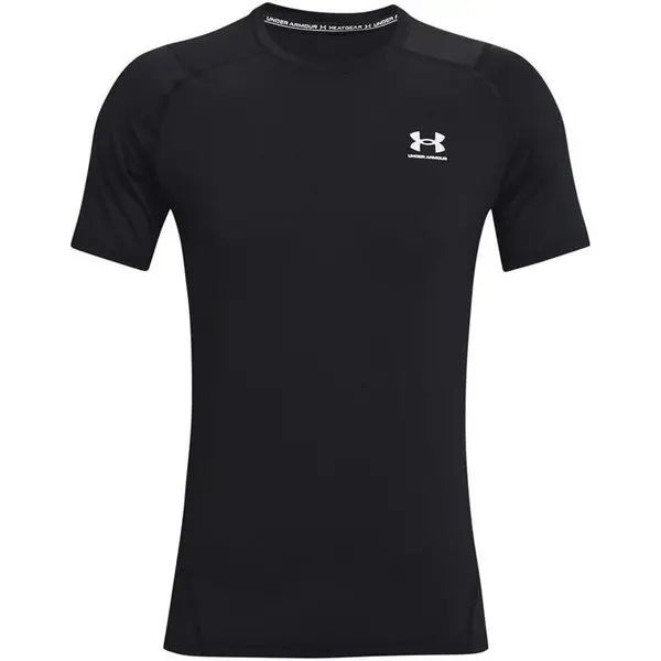 Image of Under Armour HeatGear Armour Fitted Short Sleeve Training Top Mens - Black S