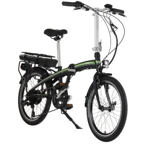 Image of Lombardo Ischia Folding E-bike 20" Wheel - Green/Black