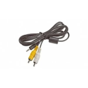 Image of Kodak AV Cable Model AV 2.5 RCA Male Composite to Sub mini phone male