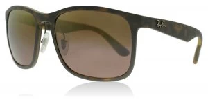 Image of Ray-Ban RB4264 Sunglasses Matte Havana 894/6B Polariserade 58mm