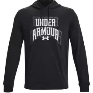 Image of Under Armour Rival Terry Graphic Hoodie - Black