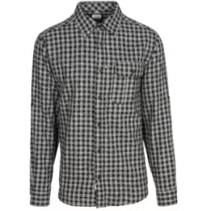 Image of Trespass Mens Participate Shirt (S) (Black Check)