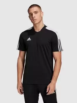Image of Adidas Mens Tiro Training Tee - Black