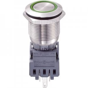 Image of TRU COMPONENTS LAS1 BGQ 11ZEG12V Tamper proof pushbutton 250 V AC 5 A 1 x OffOn IP67 latch