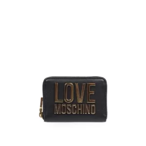 Image of LOVE MOSCHINO Banknote holder Women Black Eco Pelle