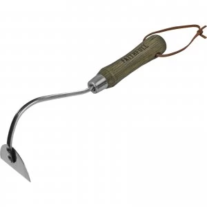 Image of Faithfull Prestige Stainless Steel Onion Hoe Ash Handle