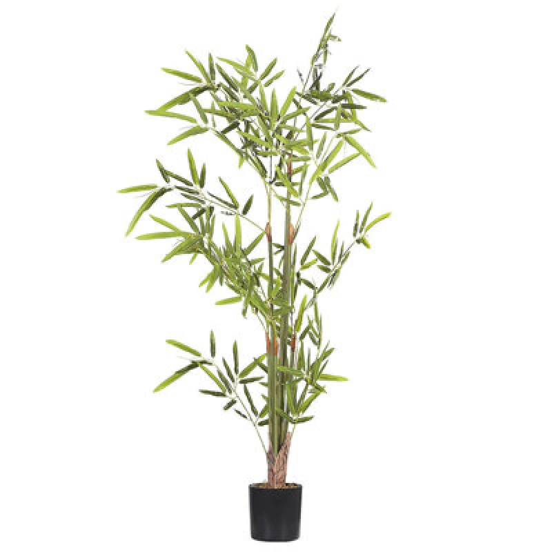 Image of Beliani Artificial Plant Bambusa Vulgaris 100 Cm Green
