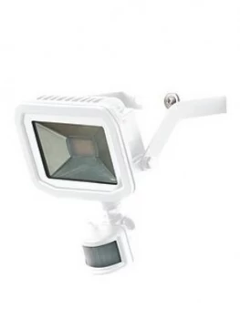 Image of Luceco Luceco Slim Flood With Pir 15W 5000K 1200Lm 80Lm/W White 1M 0.5Pf