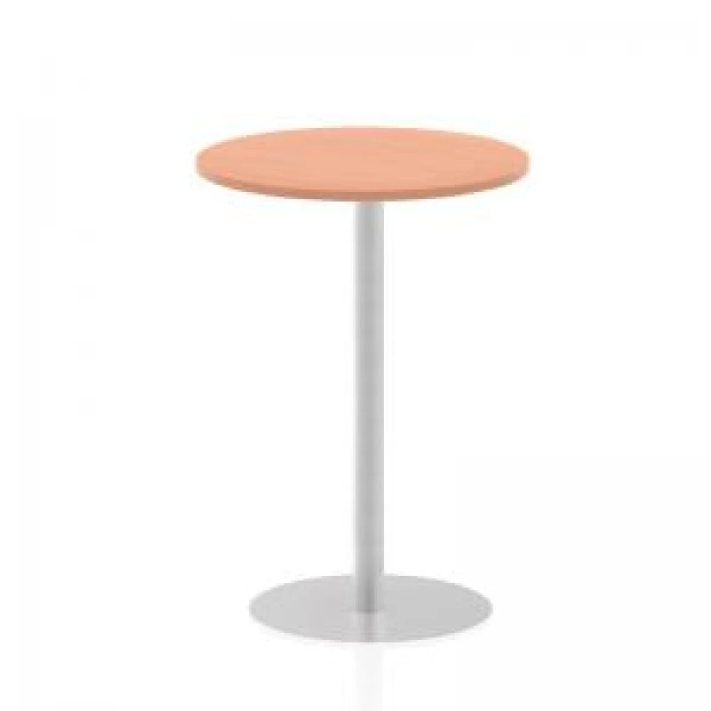 Image of Dynamic Italia 800mm Poseur Round Table Beech Top 1145mm High Leg ITL0130