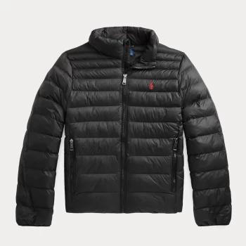 Image of Ralph Lauren Girls Poly Down Jacket - Polo Black - 8-10 Years