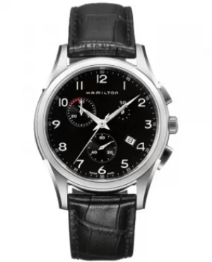 Image of Hamilton Jazzmaster Thinline Chrono Quartz Mens Watch H38612733 H38612733
