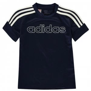 Image of adidas Boys Sereno Graphic T-Shirt Kids - Navy