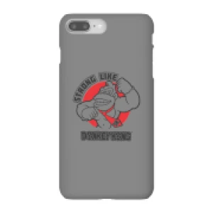 Image of Nintendo Donkey Kong Strong Like Donkey Kong Phone Case - iPhone 8 Plus - Snap Case - Gloss