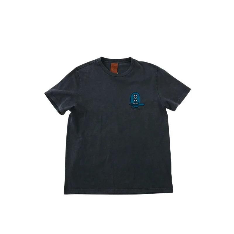 Image of Nudie Jeans T-Shirt Nudie Jeans Roy Raw Noir Male S