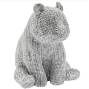 Image of Silver Art Panda Figurine By Lesser & Pavey