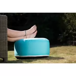 Image of Katie Blake Inflatable Footstool - Aqua